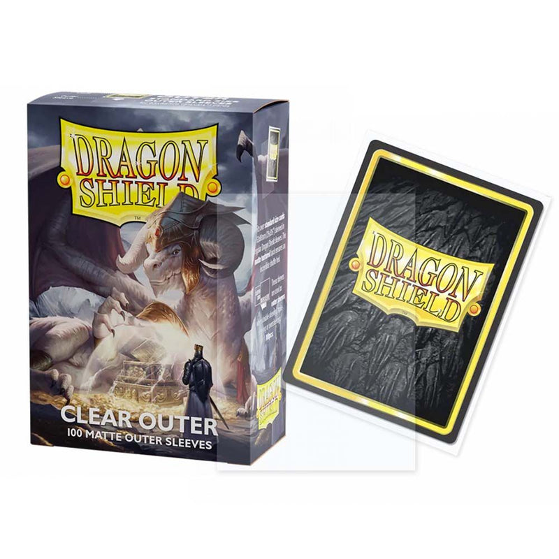 Dragon Shield: Sleeves (100) Outer Sleeves - Matte Clear