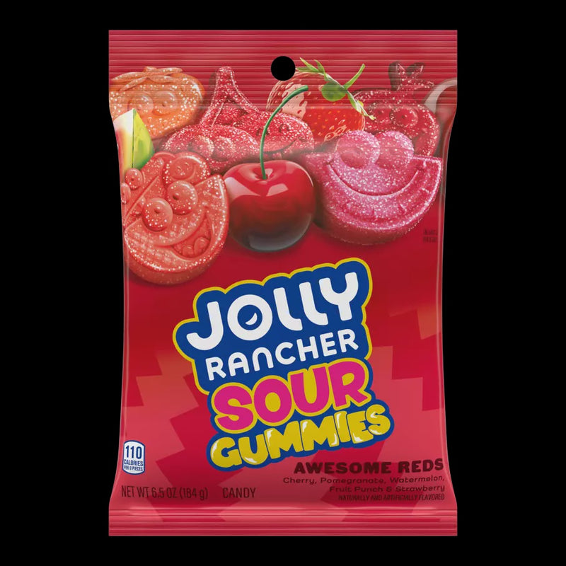 Jolly Rancher: Gummies - Sour Awesome Peg Bag (184g)