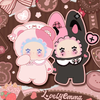 Lucky Emma: LOVER Plush Keychain Set (Limited Edition)