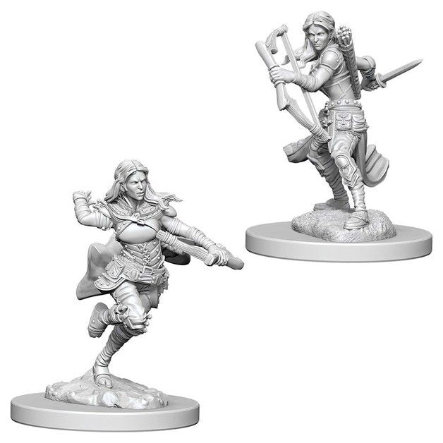 D&D - Unpainted Air Genasi Female Rogue