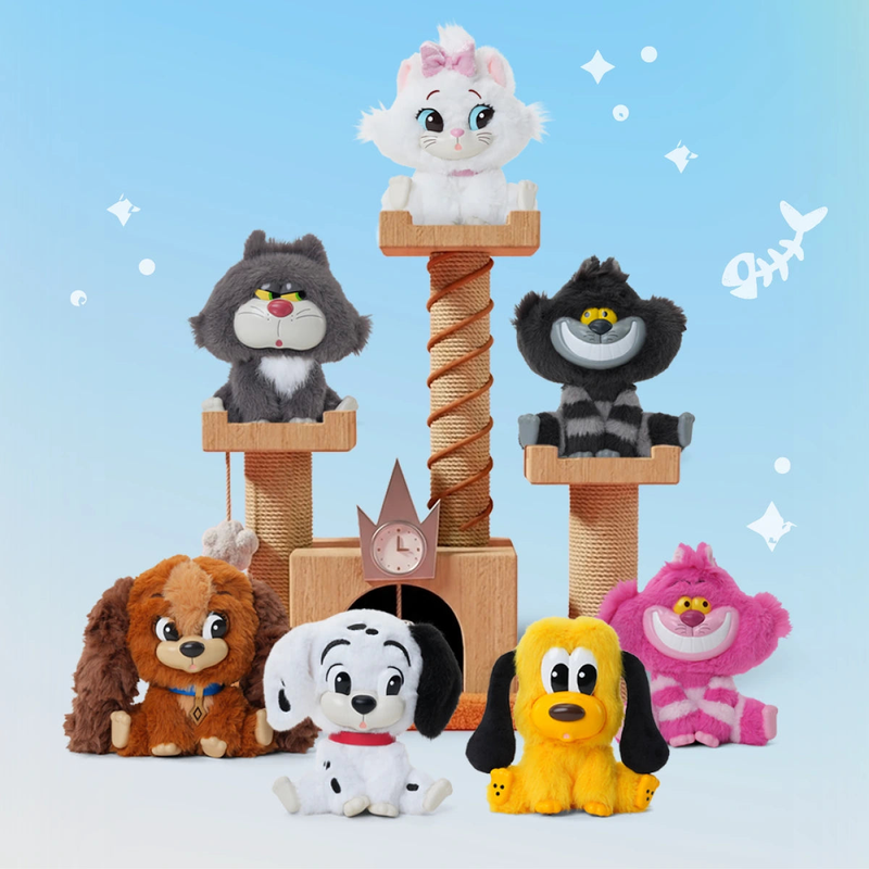 52Toys: Disney Cats & Dogs - Buddies Series Plush Charm Blind Box (Single)
