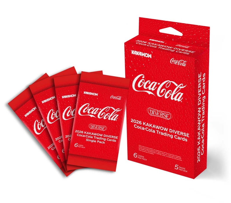 Kakawow: 2026 Diverse Coca-Cola Trading Cards Hanger Pack