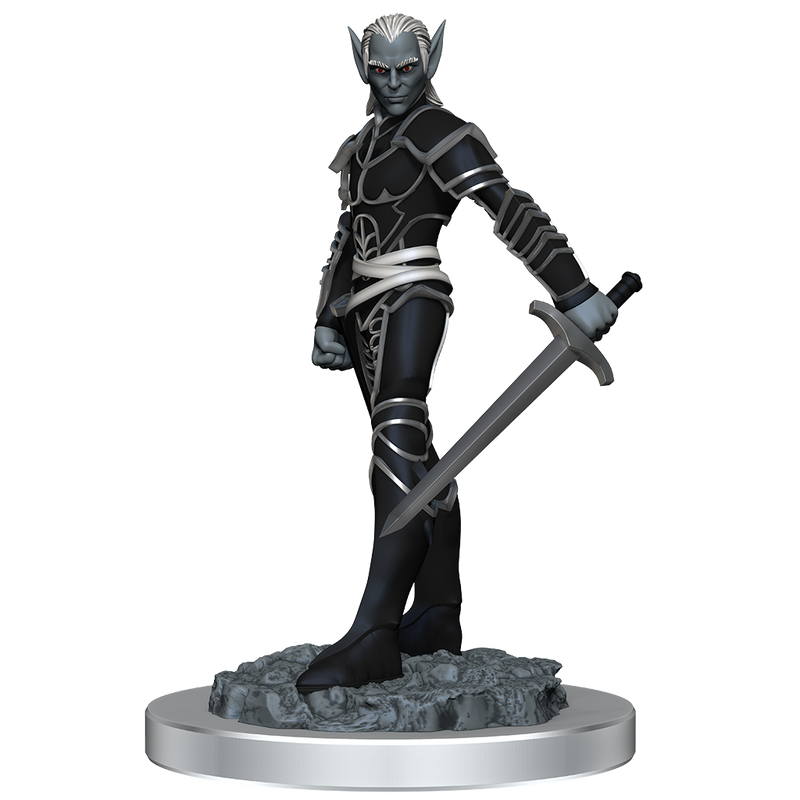D&D Nolzurs Marvelous Miniatures Drow Fighters