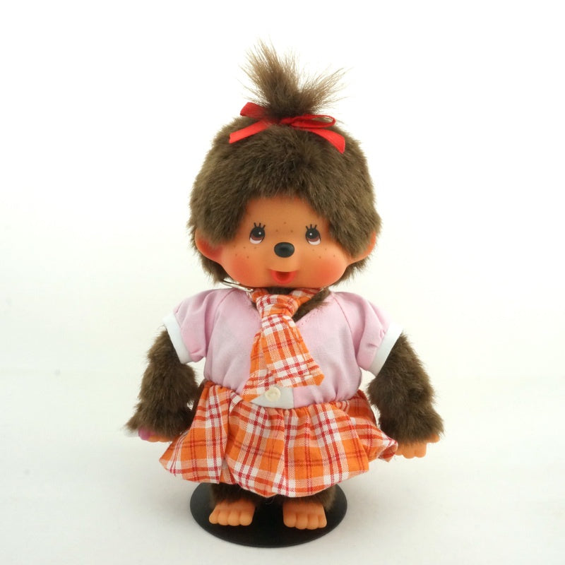 Monchhichi: Girl in Pink Floral Dress (20cm)