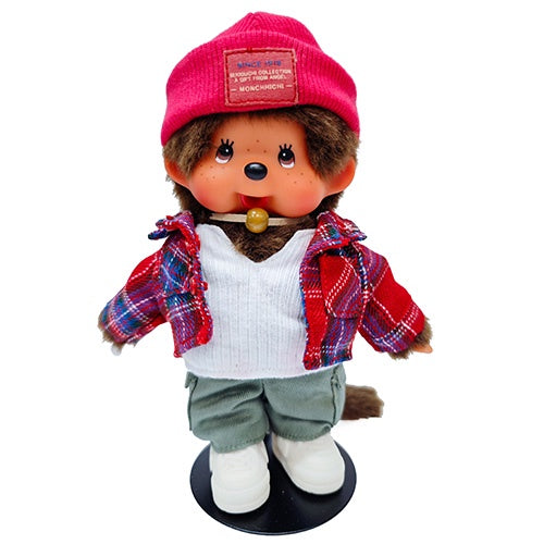 Monchhichi: Plaid Shirt Boy (20cm)
