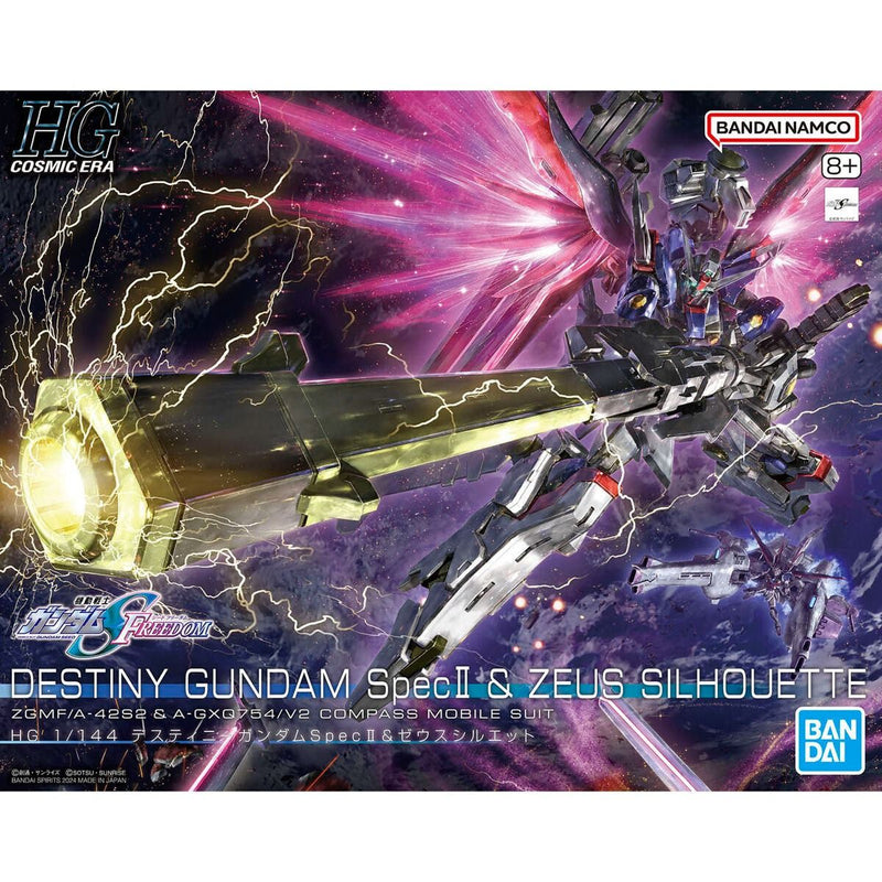 HG 1/144 Destiny Gundam Spec II & Zeus Silhouette Model Kit