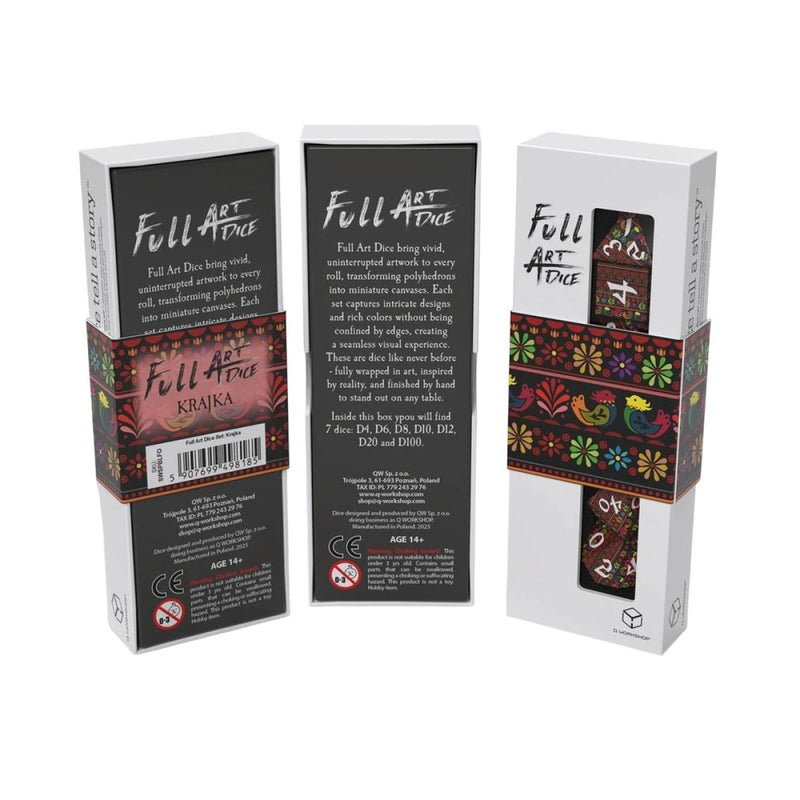 Q Workshop – Full Art Dice Set: Krajka
