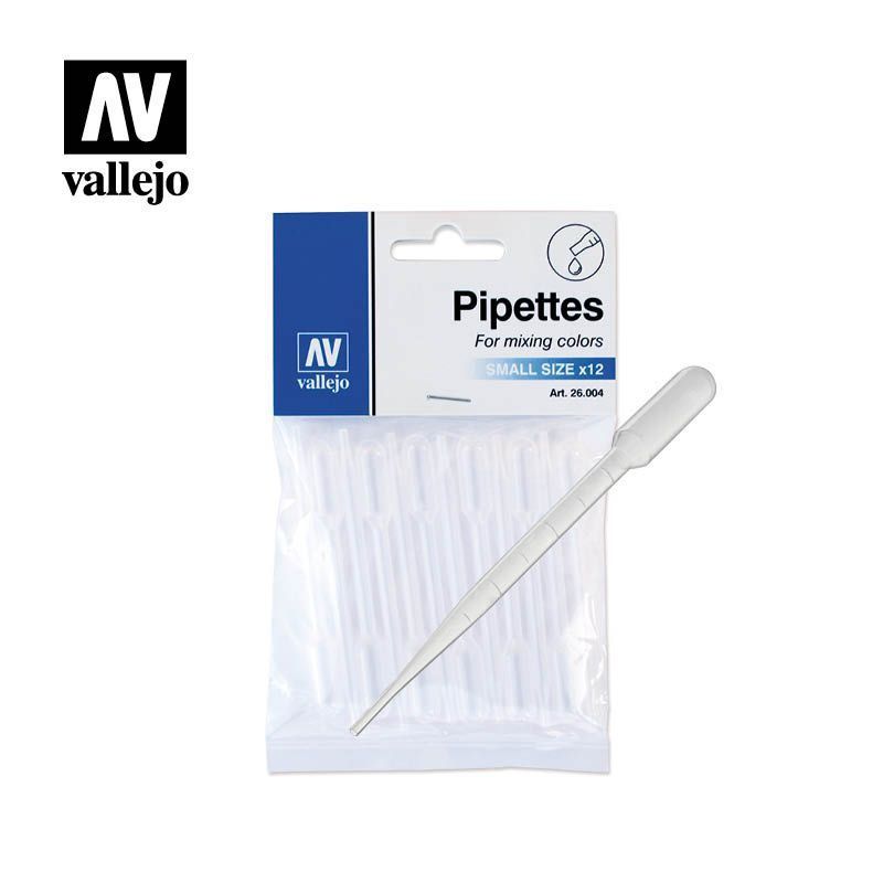 Vallejo Pipettes Small Size 12x1ml