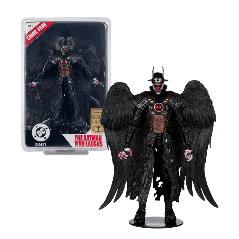 DC Comics - Batman Who Laughs (Gold Label) 7 Inch Figure with Comic