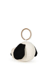 Peanuts: Snoopy Head Corduroy Cream Keychain