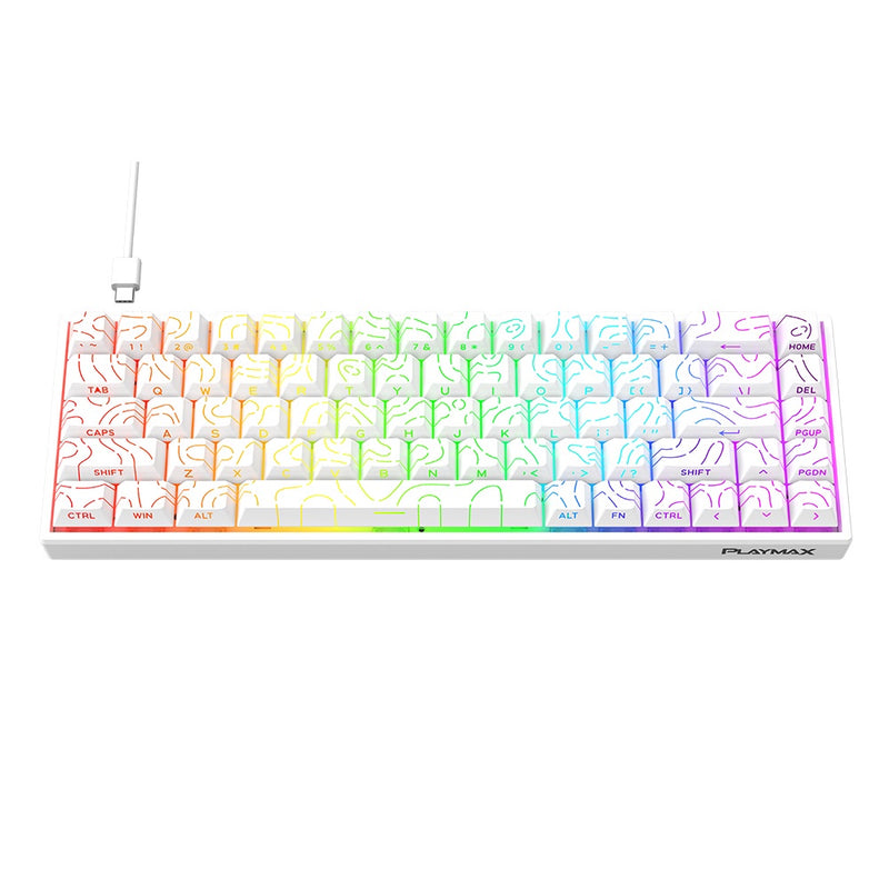 Playmax Mini Mechanical Gaming Keyboard - Topo