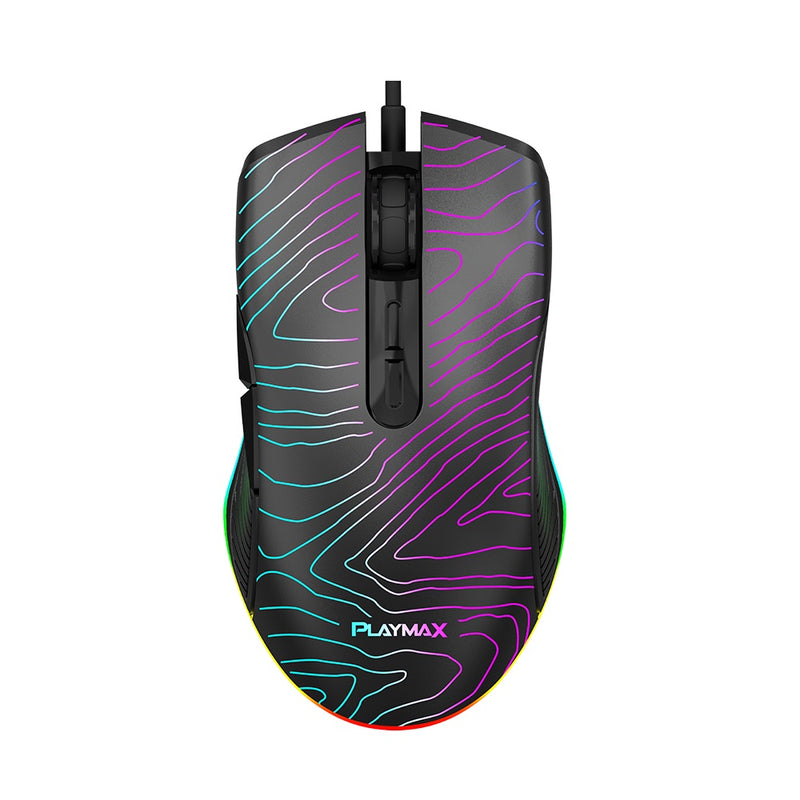 Playmax Topo Mouse Black