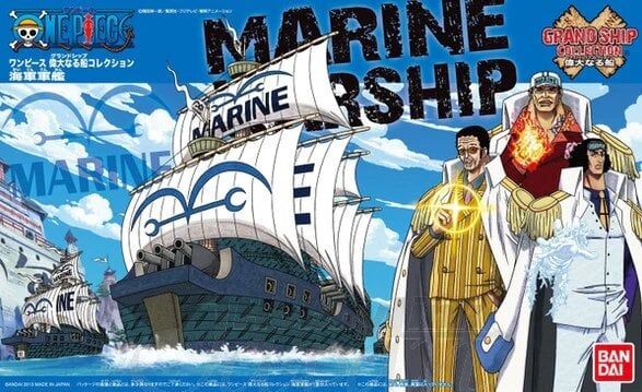 One Piece - Grand Ship Collection Marine Ship Model Kit