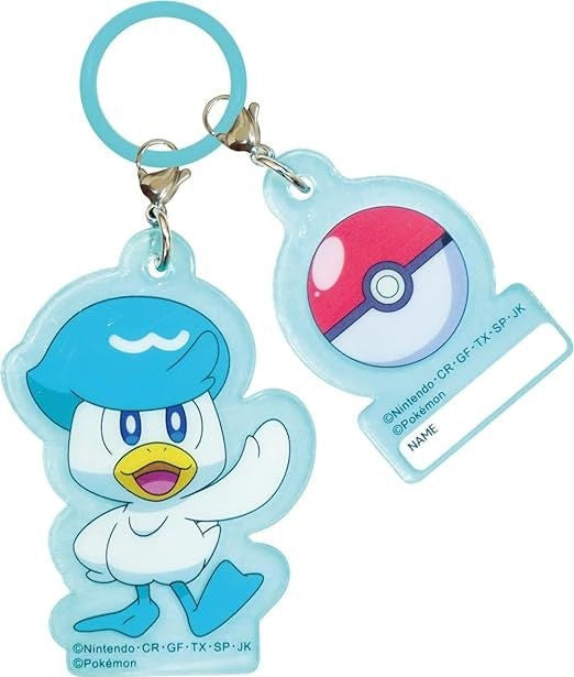 Pokémon: Acrylic Keychain (Quaxly)