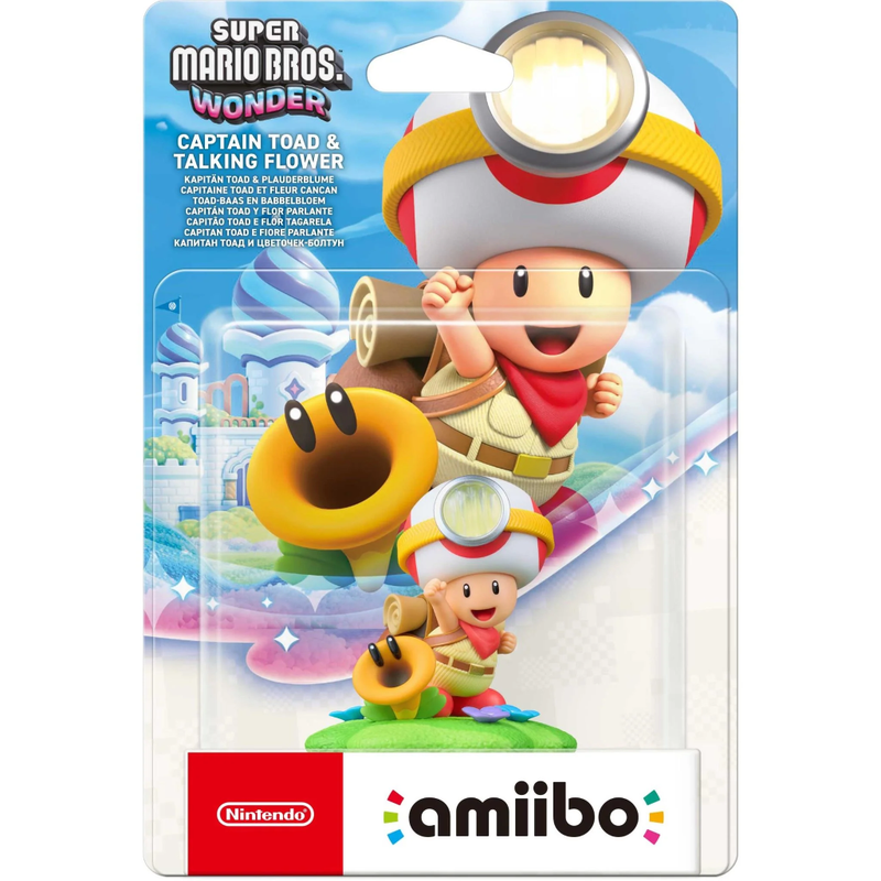 amiibo Super Mario Bros Wonder Captain Toad and Talking Flower
