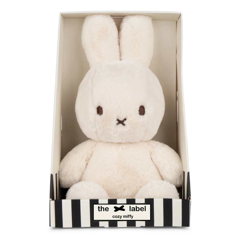 Miffy: Cozy Miffy Sitting Cream in giftbox - 23 cm