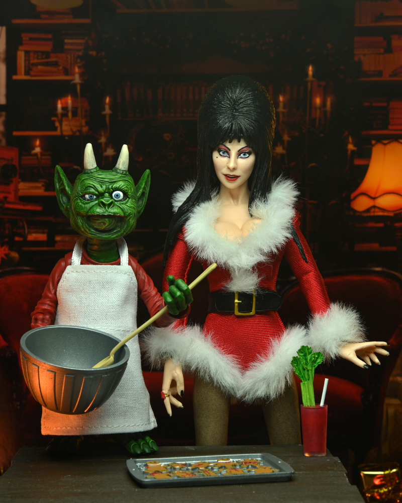 NECA: Elvira – Very Scary Christmas 8″ Clothed Action Figure
