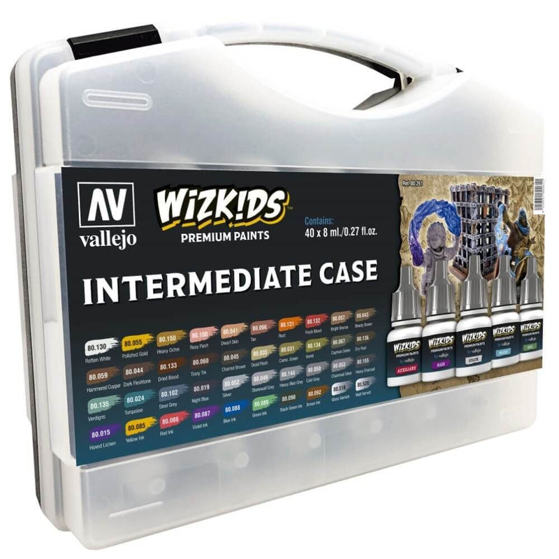 Wizkids Premium Paint Set by Vallejo: Basic Starter Case
