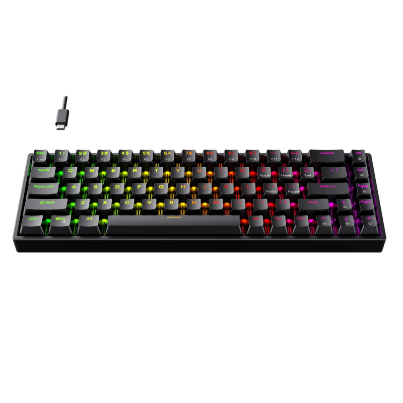 Playmax Mini Mechanical Gaming Keyboard - Black