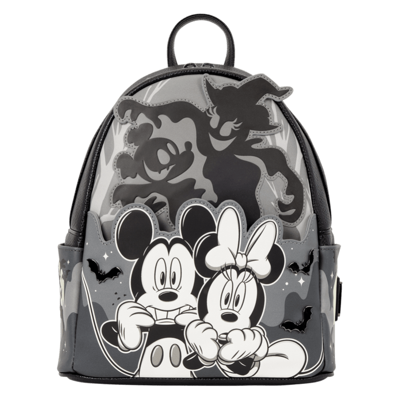 Disney - Mickey & Minnie Ghost Light Up Glow Mini Backpack