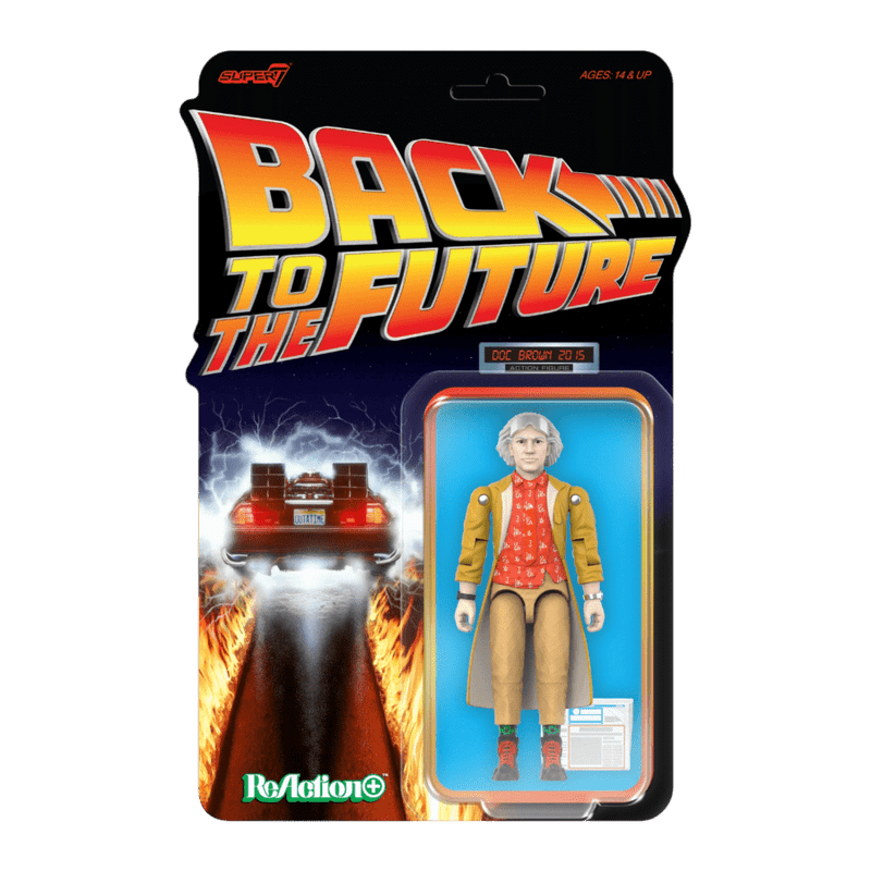 Back to the Future - Dr. Emmett Brown (Future) ReAction+ Figure