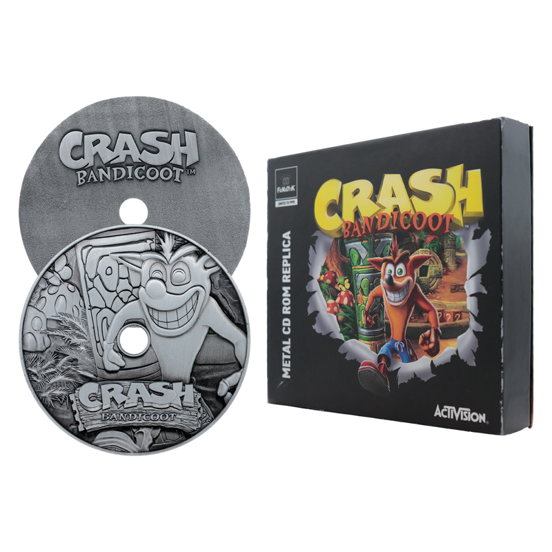 Crash Bandicoot Limited Edition Metal CD-ROM Collectible