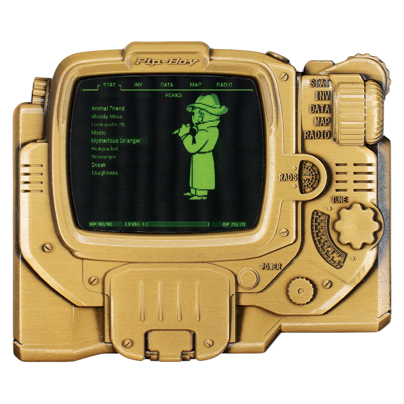 Fallout - Pip-Boy Limited Edition Lenticular Ingot – Mysterious Stranger Variant