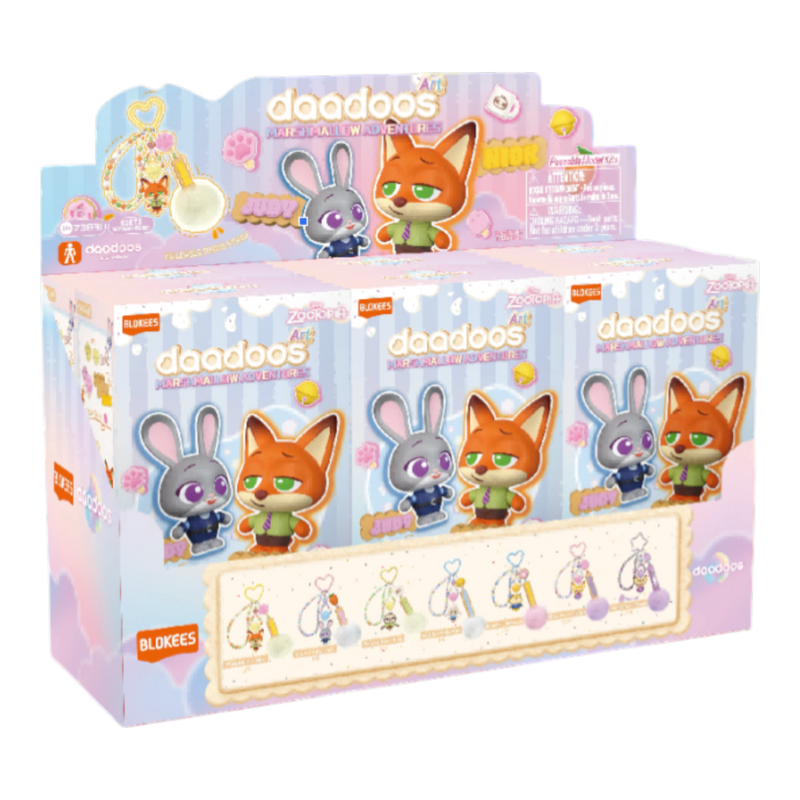 Zootopia - Marshmallow Adventures daadoos Art Series 1 Blind Box Model Kit (Single)