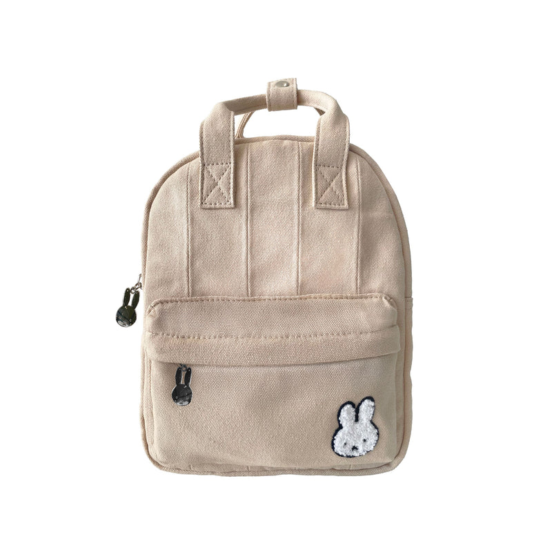 Engelite :Miffy - Canvas Backpack - Cream (Small)