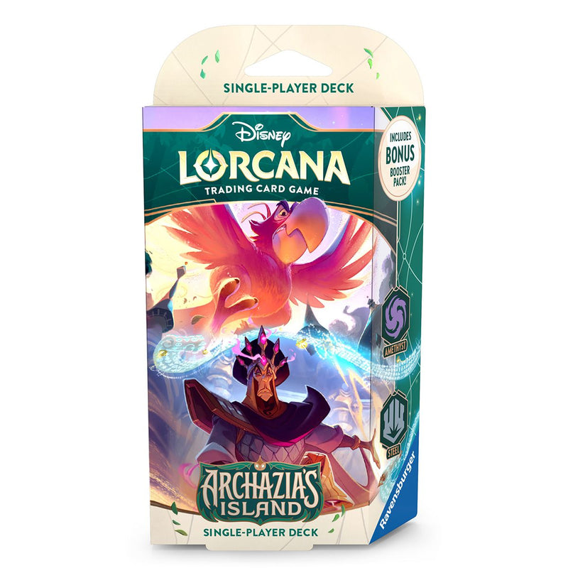 Disney Lorcana - S7 Archazia's Island Single-Player Deck: Amethyst & Steel