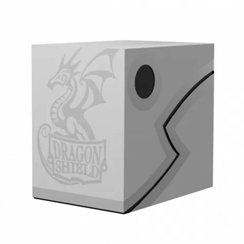 Dragon Shield Double Shell Deck Box - Ashen White