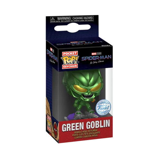 Spider-Man: No Way Home - Green Goblin with Bomb US Exclusive Pop! Keychain