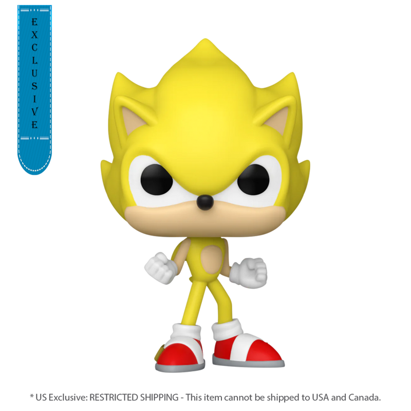 Sonic - Super Sonic (US Exclusive) Chance of Chase Pop! Vinyl Figure