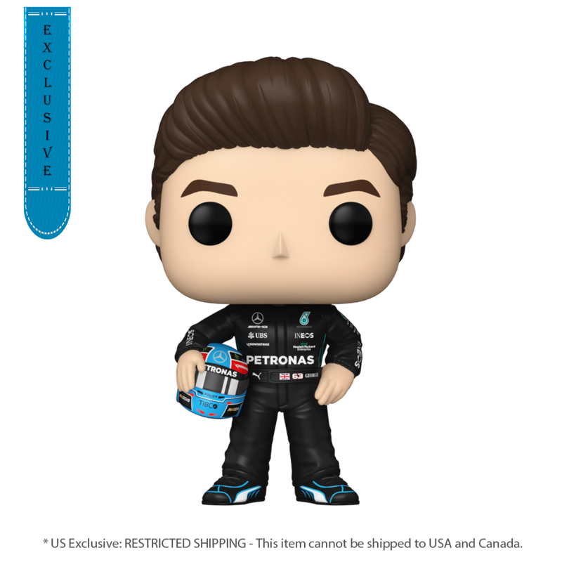 Formula 1 - George Russell with Helmet (US Exclusive) Pop! Vinyl Figure