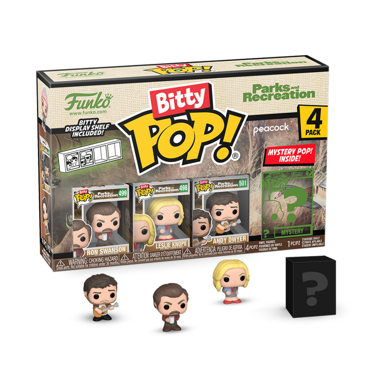 Parks & Recreation - Ron Bitty Pop! Pop! 4 Pack