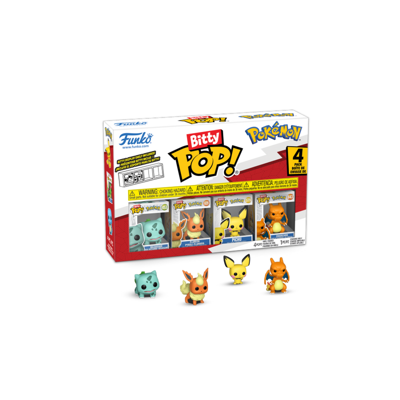 Pokemon - Bulbasaur Bitty Pop! 4-Pack