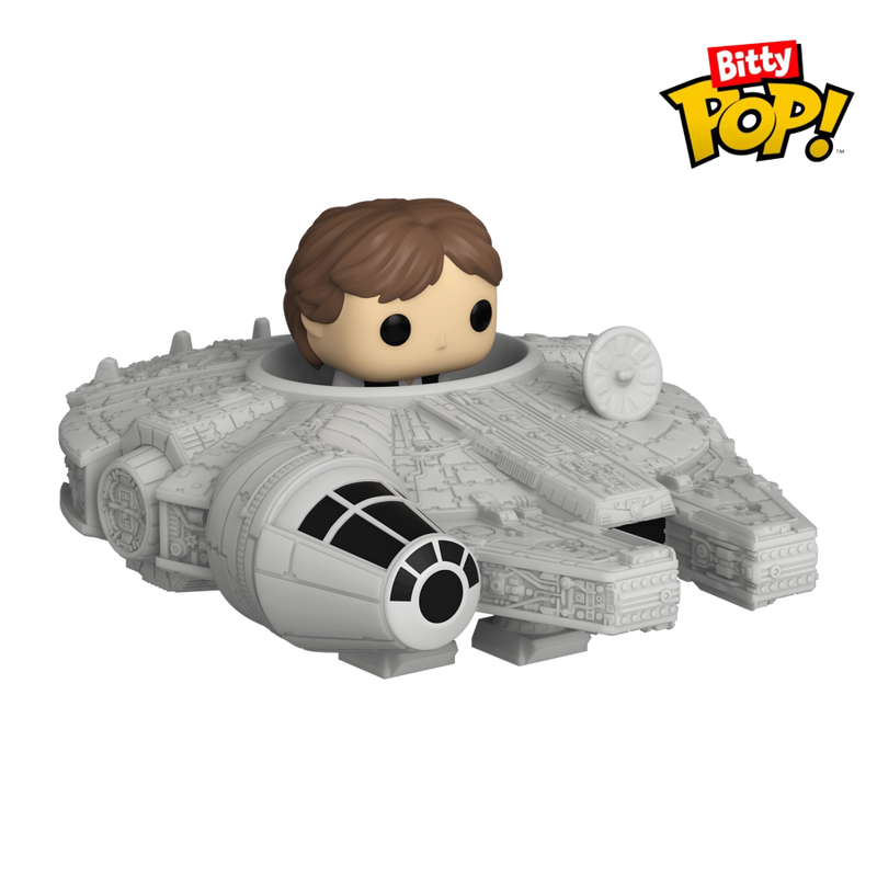 Star Wars - Han Solo with Millenium Falcon Bitty Pop! Ride