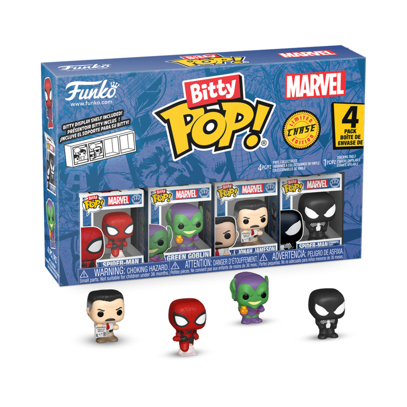 Spider-Man - Spider-Man Bitty Pop! 4 Pack
