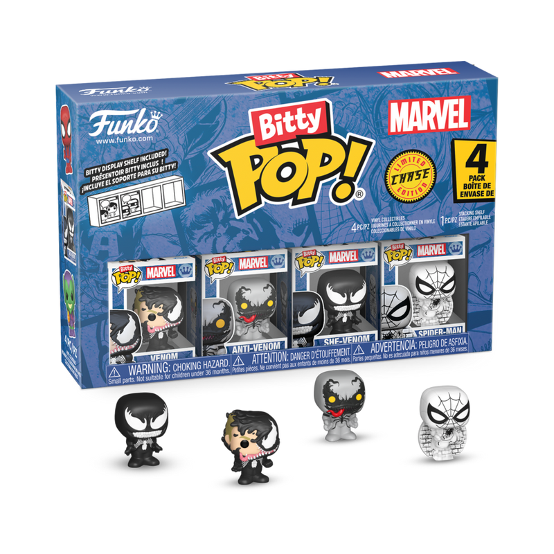 Spider-Man - Venom Bitty Pop! 4 Pack