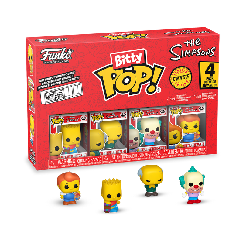 The Simpsons - Bart Bitty Pop! 4 Pack