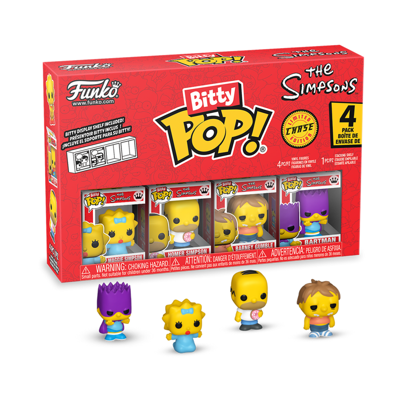 The Simpsons - Maggie Bitty Pop! 4 Pack