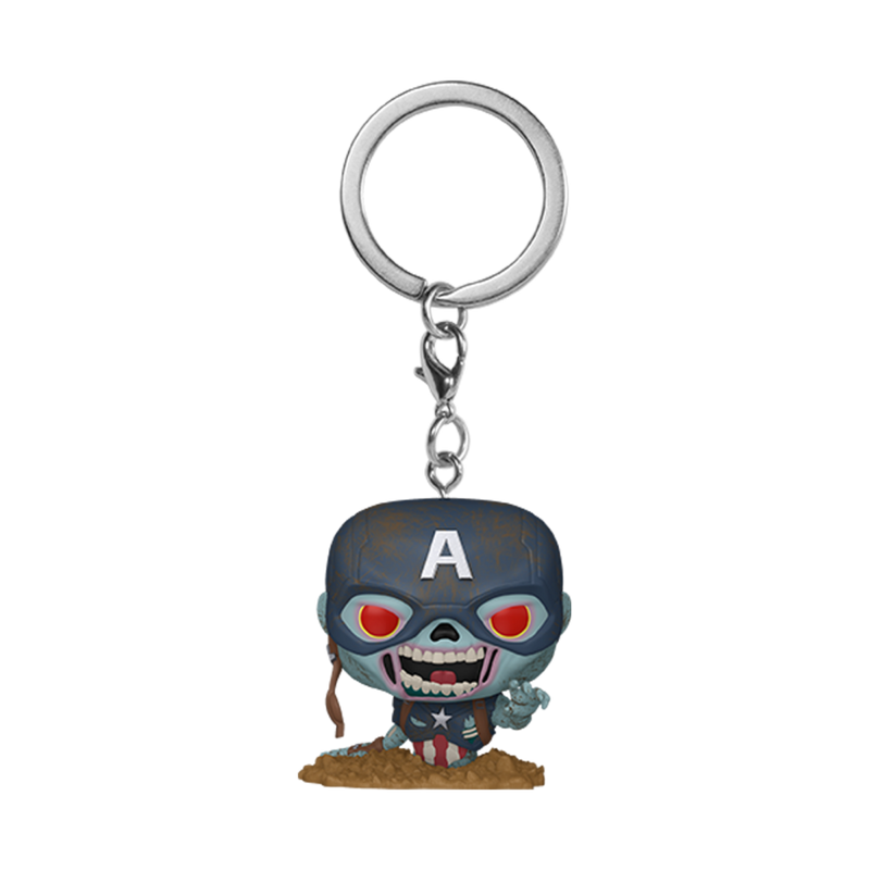 Marvel: Zombies - Zombie Captain America Pop! Keychain