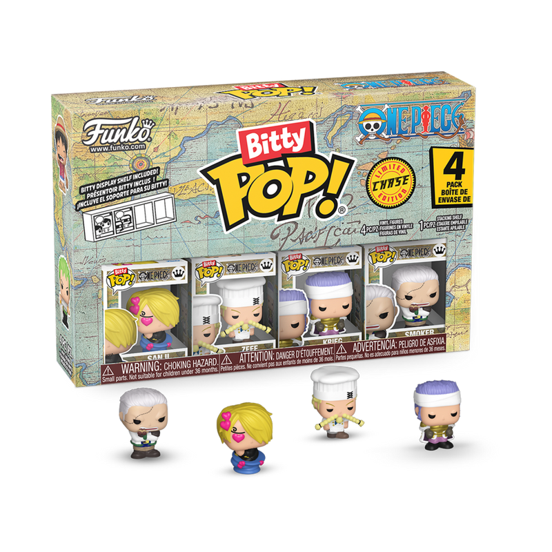 One Piece - Sanji Bitty Pop! 4-Pack