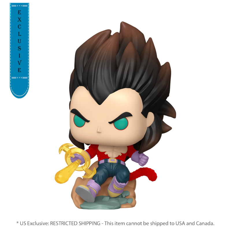Dragon Ball: GT - Super Saiyan 4 Vegeta (US Exclusive) Flocked Pop! Vinyl Figure