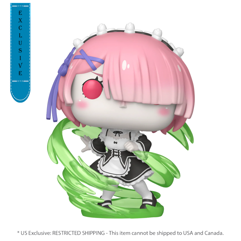 Re:Zero - Starting Life in Another World - Ram (Wind Magic) Glow Pop! Plus