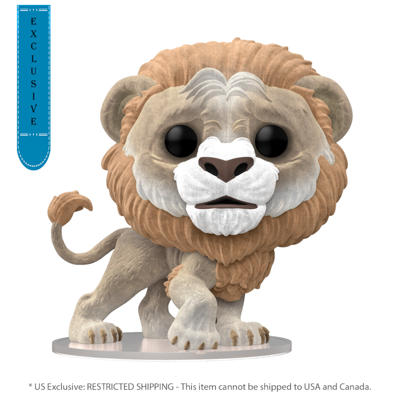 Wicked (2025) - Cowardly Lion (US Exclusive) Flocked Pop! Vinyl Figure