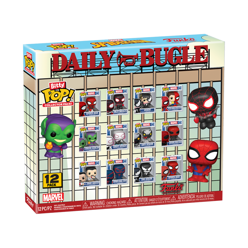 Spider-Man - Daily Bugle Bitty Pop! 12 Pack