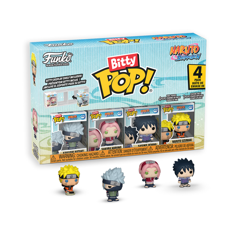 Naruto Team 7 Bitty Pop! 4 Pack