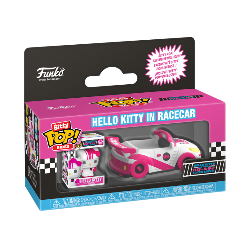 Hello Kitty - Hello Kitty with Racecar Bitty Pop! Ride