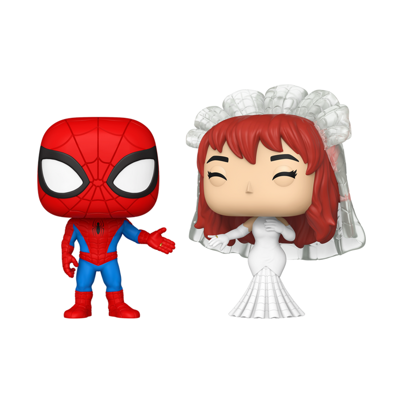 Marvel Comics - Spider-Man & MJ Pop! Vinyl Figure 2 Pack